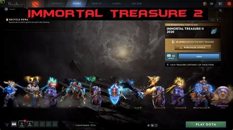 immortal treasure 2 2020|Dota 2 .